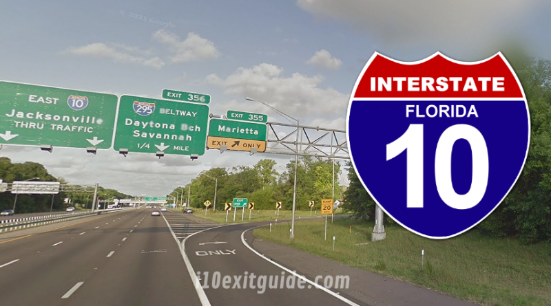 Detours Scheduled Next Week on Florida’s I-10 Widening Project