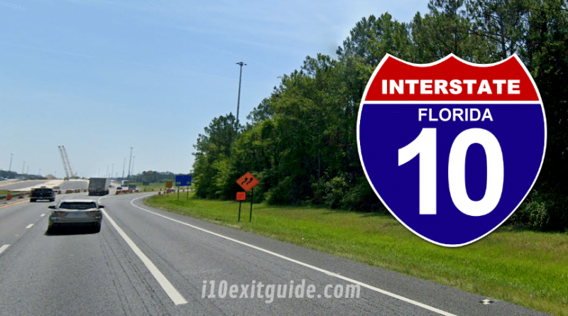 Detours Scheduled for Next Week as Part of FDOT’s I-10 Widening Project
