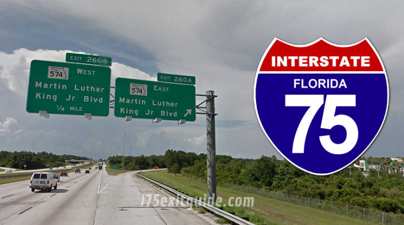 Northbound I-75 Motorists to Detour at SR 574 (Exit 260A) Tonight