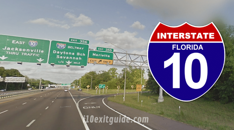 Lane, Ramp Closures, Detours on I-10 in Jacksonville Scheduled June 3 to June 9